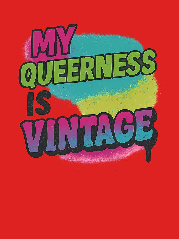 My Queerness Is Vintage - Retro Pride Design Classic T-Shirt