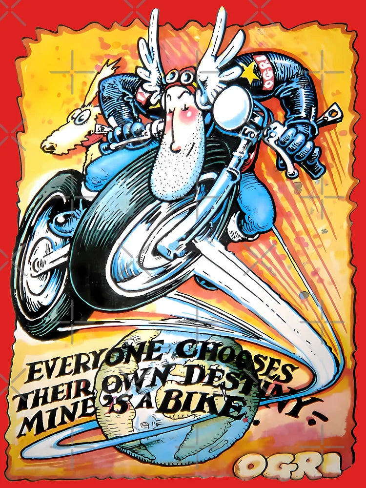 Ogri Destiny Classic Comic Biker Classic T-Shirt