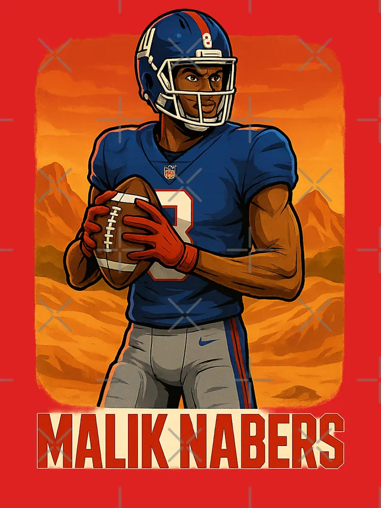 Malik Nabers #8 – New York Giants Football Classic T-Shirt