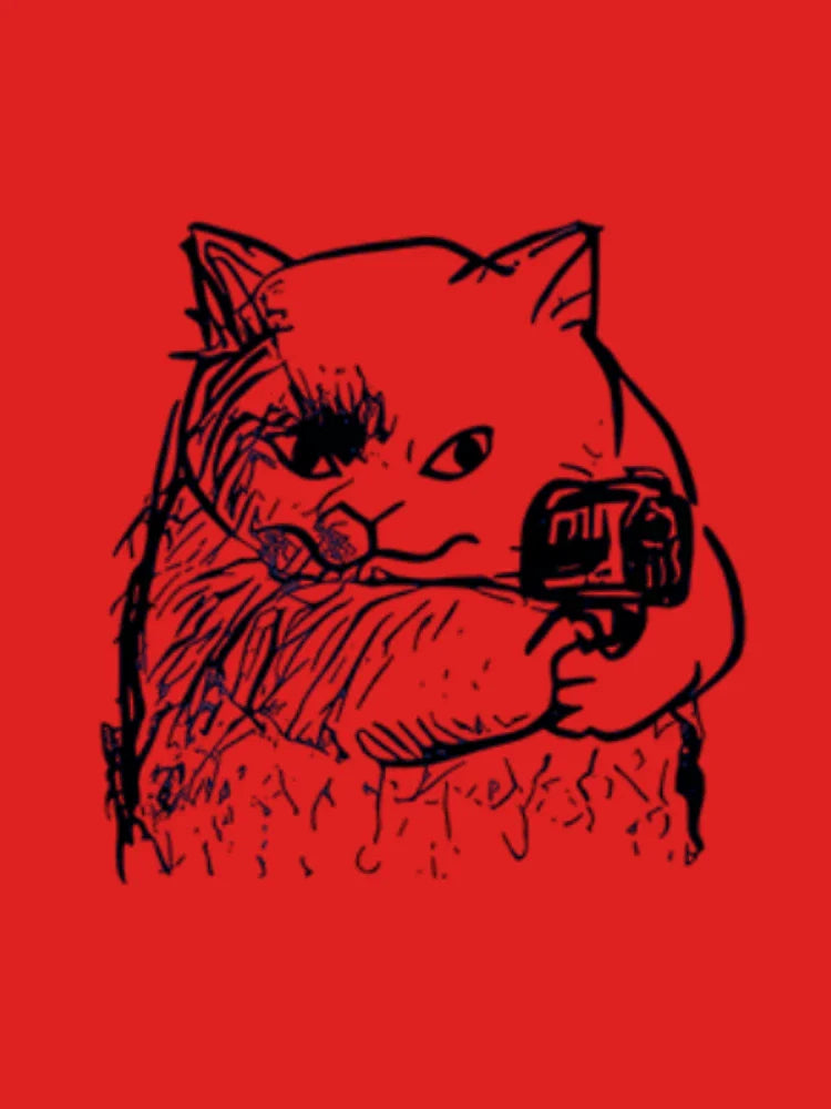 Armed Cat with Camera - Funny Quirky Kitten Photographer Classic T-Shirt