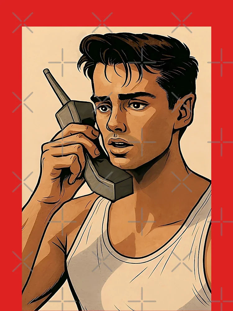 Nostalgic Call, (80s Vibe). Classic T-Shirt