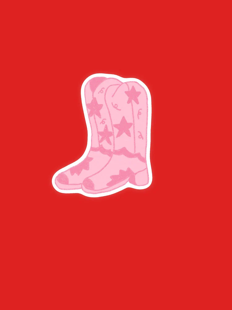 Pink cowboy boots Classic T-Shirt