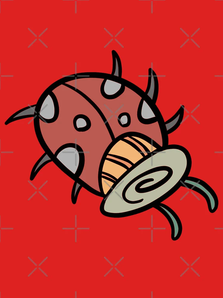 Cartoon Muted Ladybug Classic T-Shirt