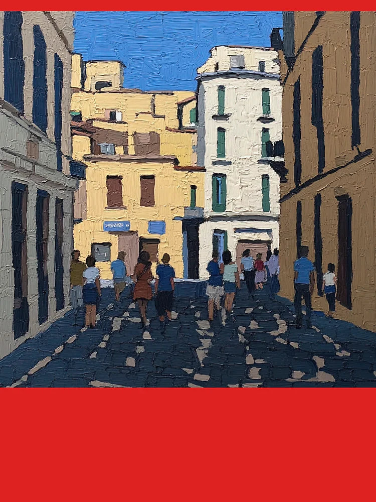 Naples | Post-impressionist painting style Classic T-Shirt