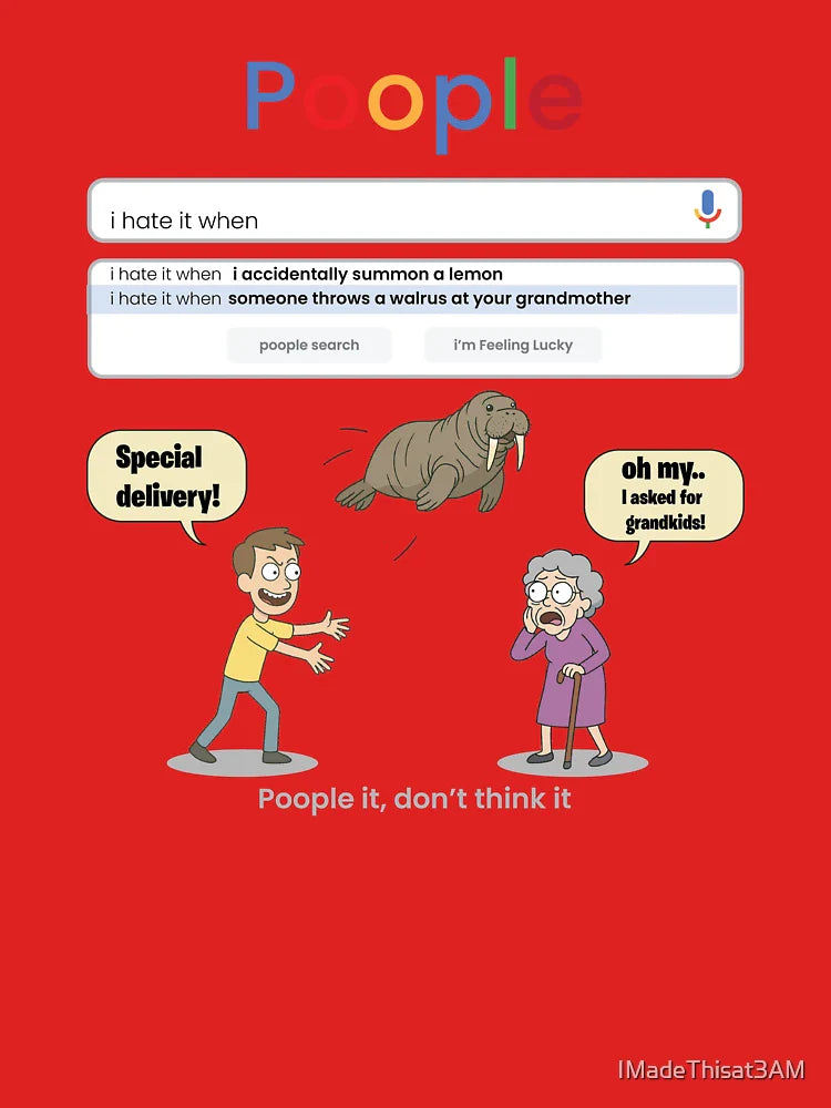 Special Delivery: One Walrus to Grandma” – Funny Search Meme Design Classic T-Shirt