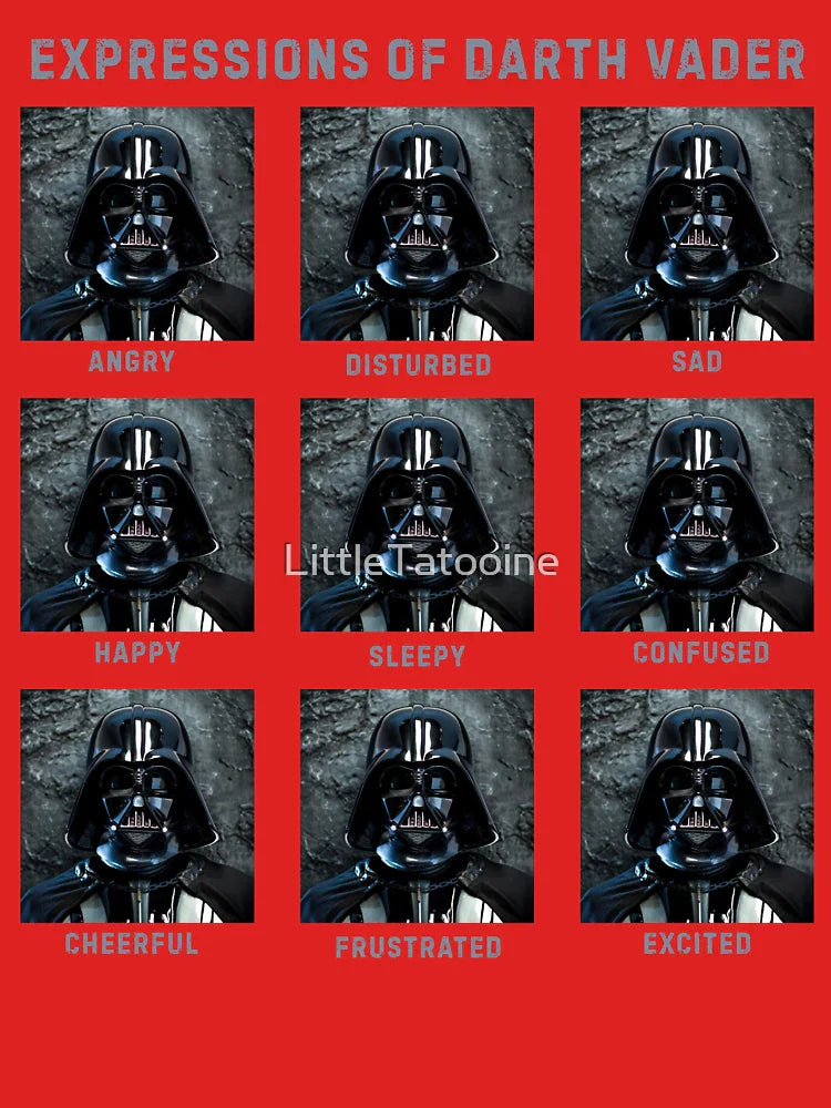 Expressions Darth Vader Classic T-Shirt