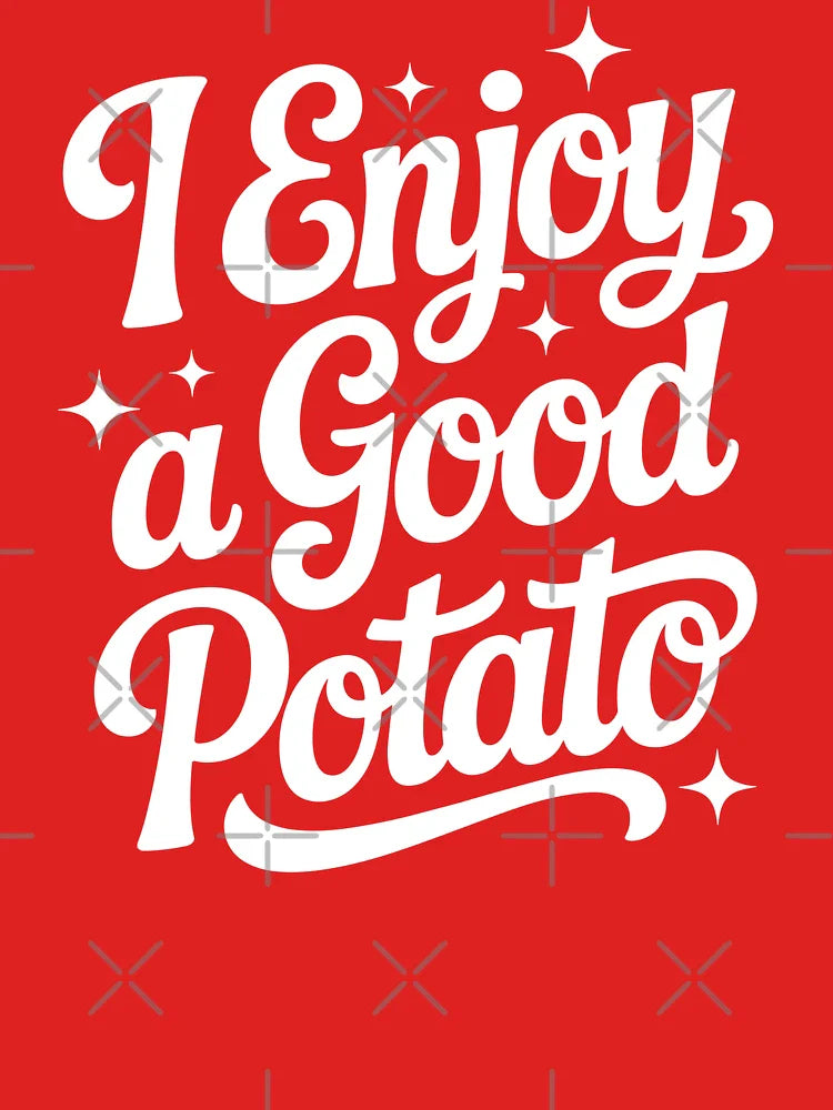 I Enjoy A Good Potato Funny Retro Meme Classic T-Shirt