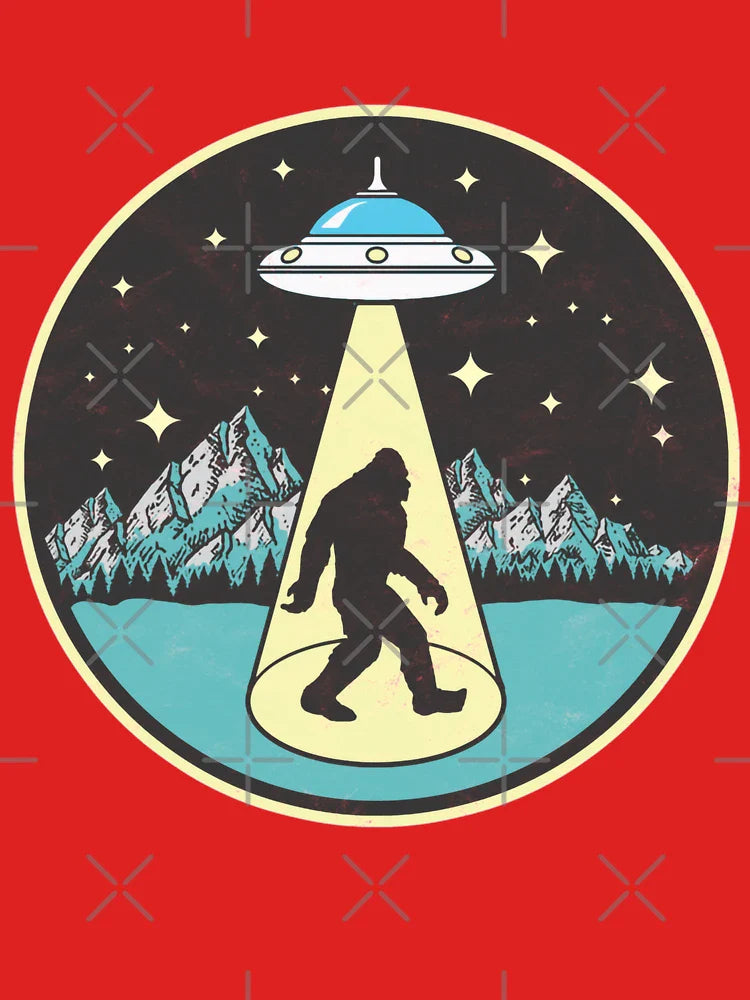 Bigfoot Abduction Vintage Sasquatch Classic T-Shirt