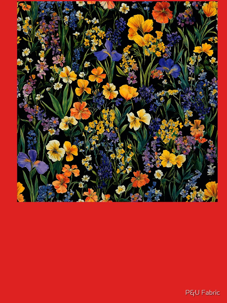 Flower garden in summer  Classic T-Shirt