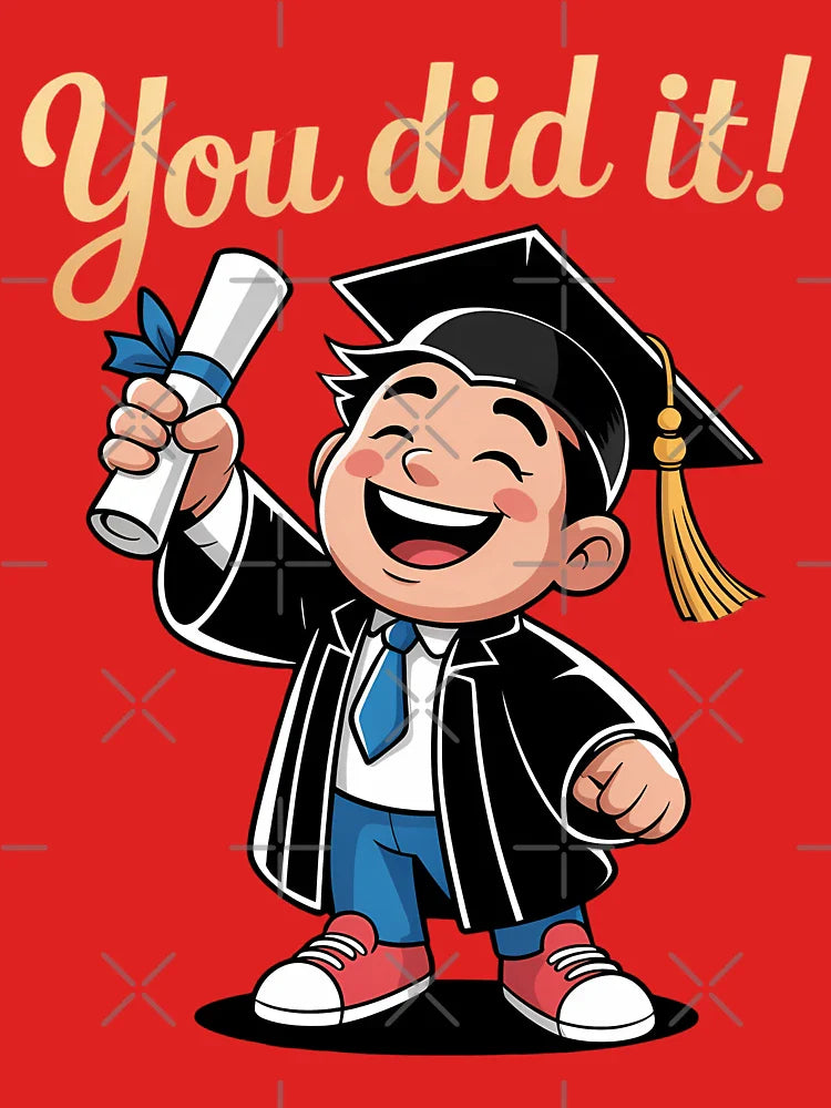 Kids Funny Boys Grad Gifts Dabbing Graduation Class Of 2025 Classic T-Shirt