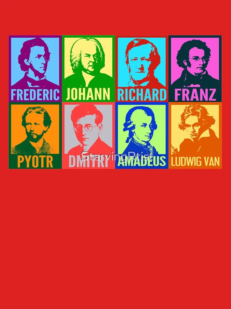 Pop Art Composers Classic T-Shirt