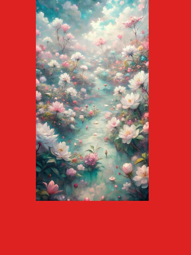 Flowers by the stream Classic T-Shirt