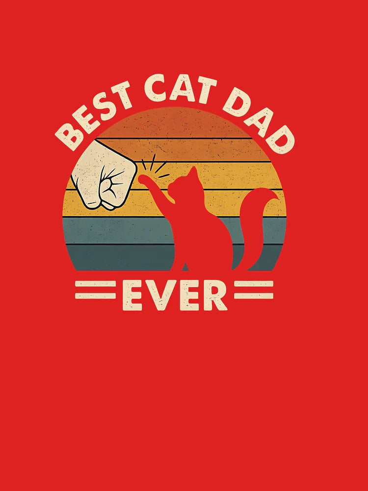 Cat Men Best Cat Dad Ever Funny Dad Classic T-Shirt