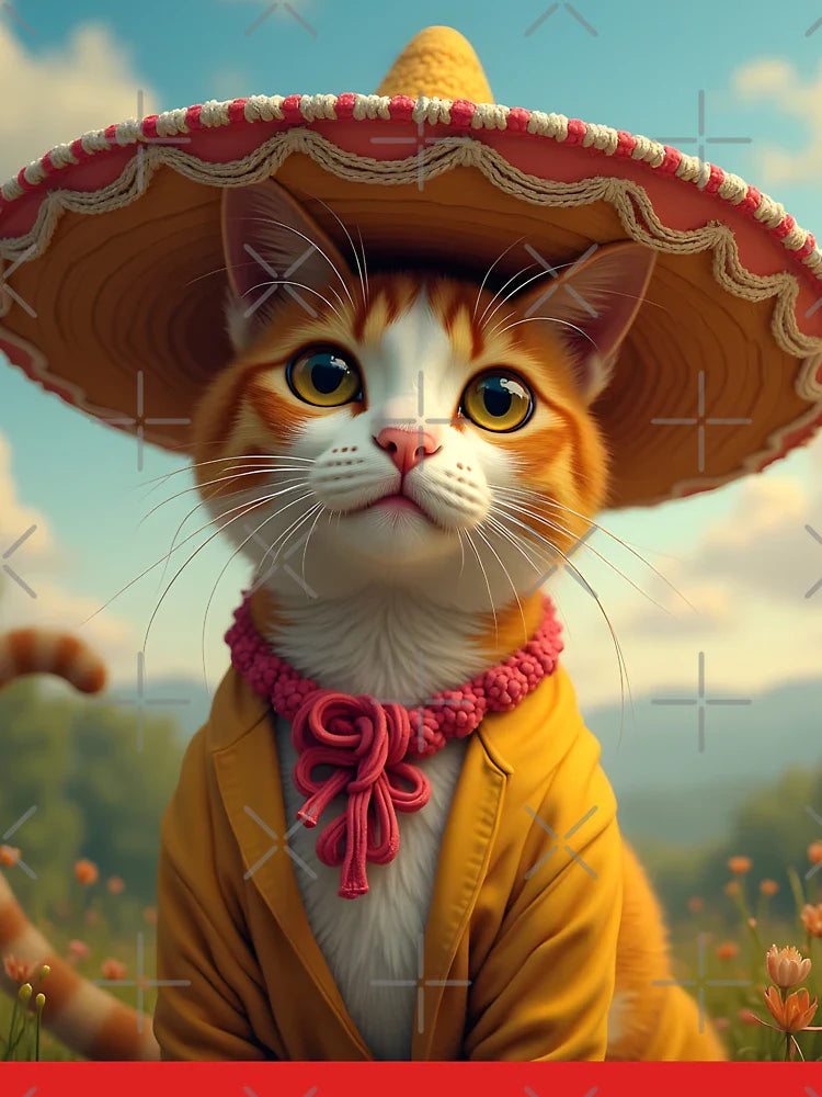 Sombrero Cat  Classic T-Shirt