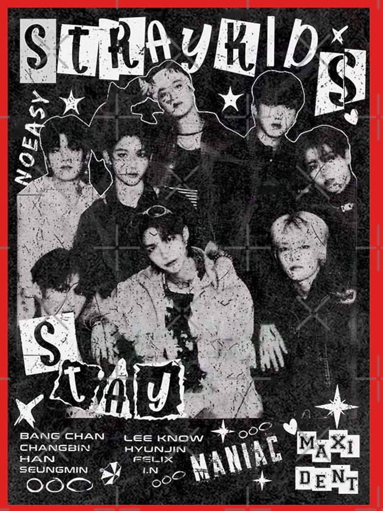 Stray Kids 5 Star comeback poster kpop boy group bang chan lee know changbin hyunjin han felix seungmin jeongin Classic T-Shirt