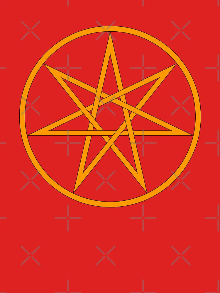 Seven pointed star orange  Classic T-Shirt