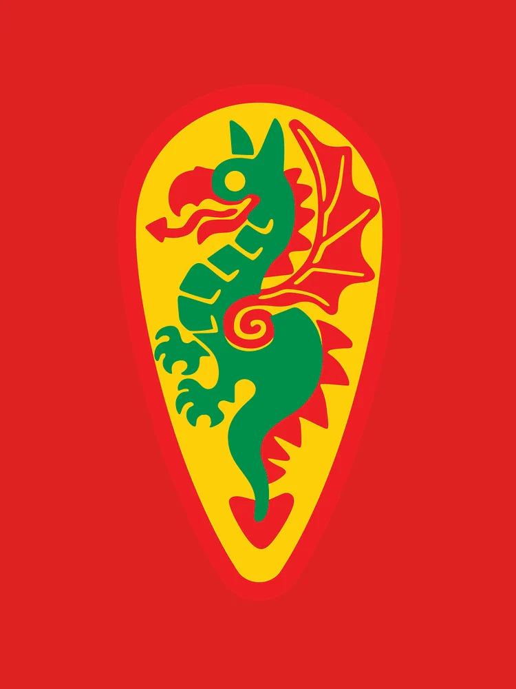 Dragon Masters Shield Emblem - Large Classic T-Shirt