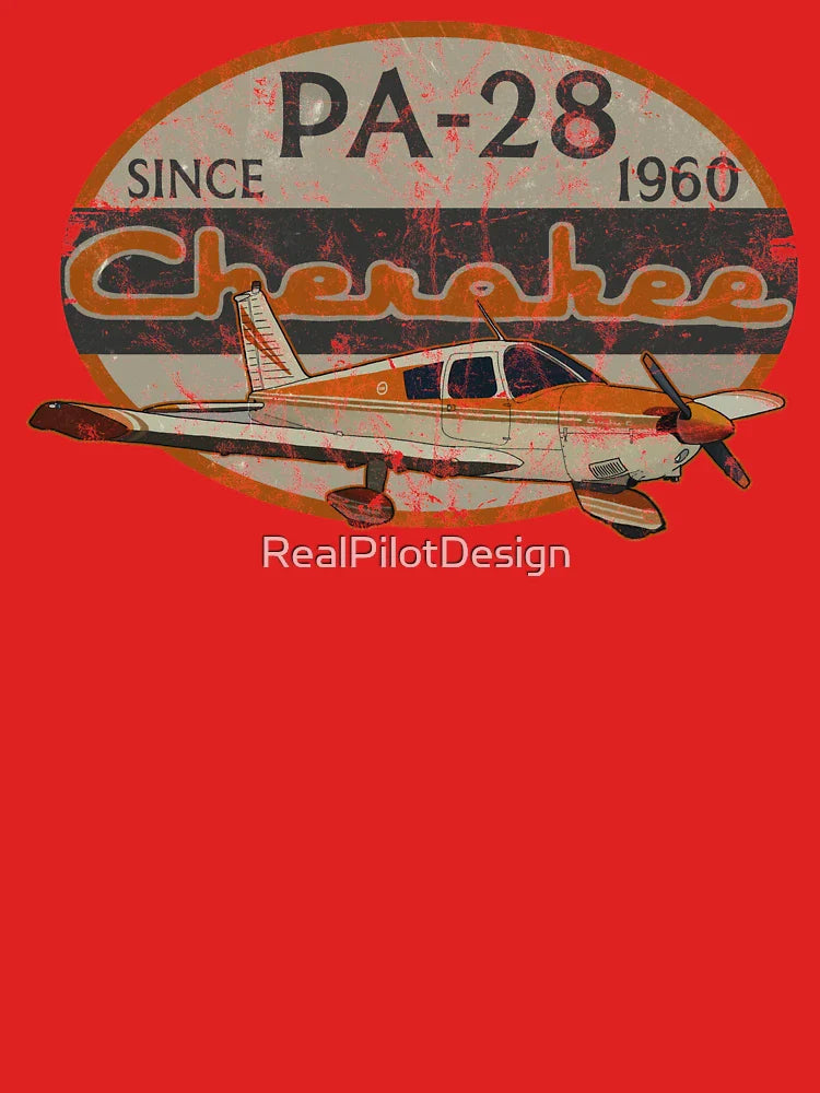 PA-28 Piper Cherokee Since 1960 Retro Vintage Design Classic T-Shirt