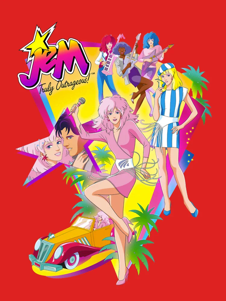 Jem and the holograms Fitted  Classic T-Shirt