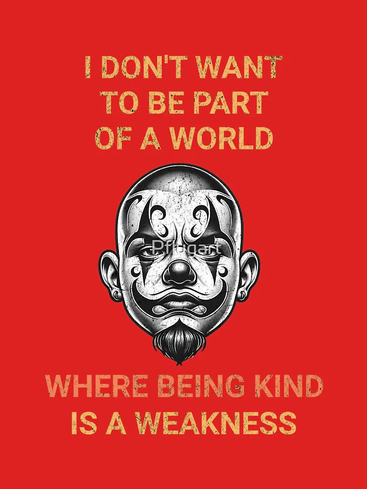 I don't want to be part of a world where being kind is a weakness Classic T-Shirt