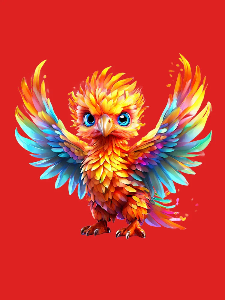 Radiant Baby Phoenix â€“ Vibrant Fantasy Art Classic T-Shirt