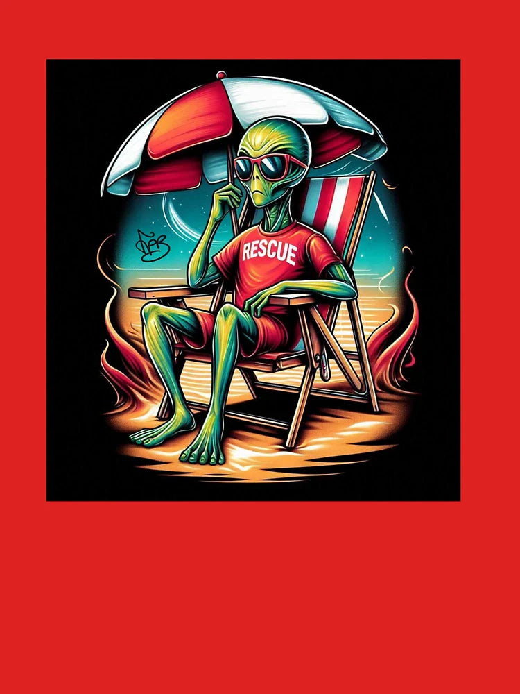 Rescue Alien – Intergalactic Beach Patrol Classic T-Shirt