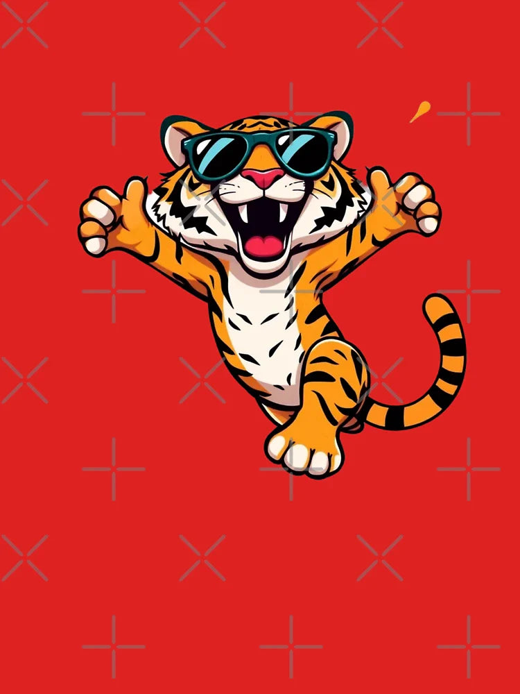 Cool Tiger in Flow Mode Classic T-Shirt