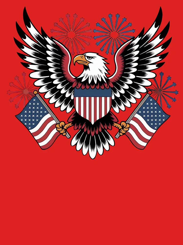 Freedom Soars – Vintage Eagle & Liberty Design Classic T-Shirt