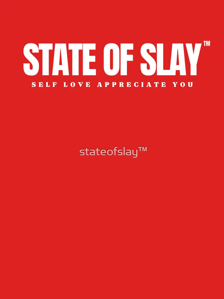 State Of Slay™ White Logo Classic T-Shirt