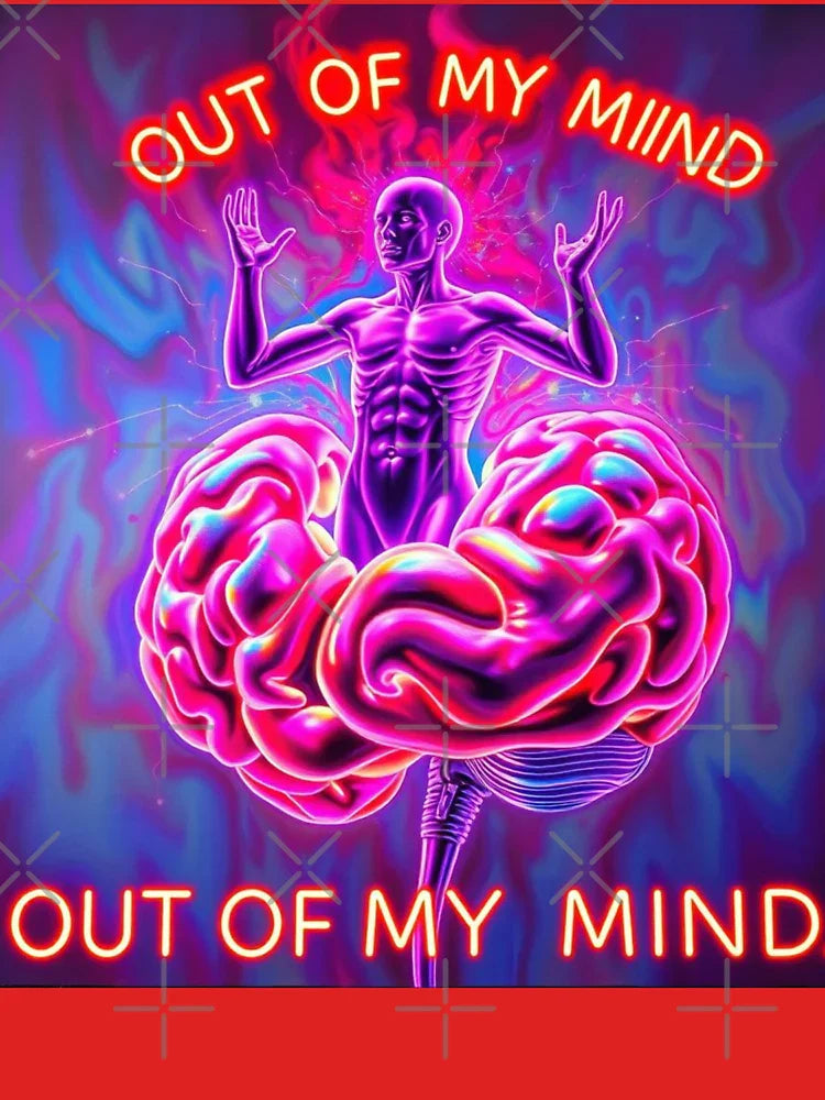 Out of My Mind Album Cover T-Shirt – Bold Music Art Graphic Tee Classic T-Shirt