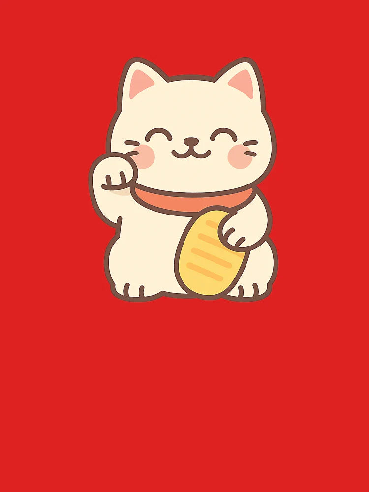 Kawaii Maneki-Neko – Lucky Beckoning Cat Classic T-Shirt