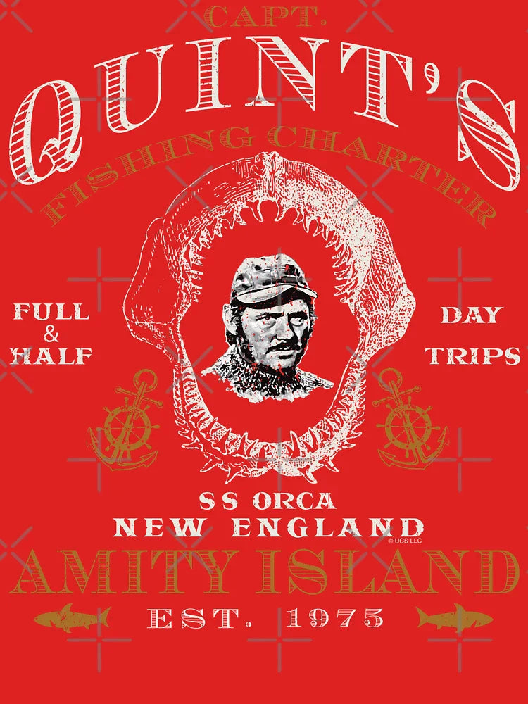 Captain Quint's Jaw Skull (Universal © UCS LLC) Classic T-Shirt