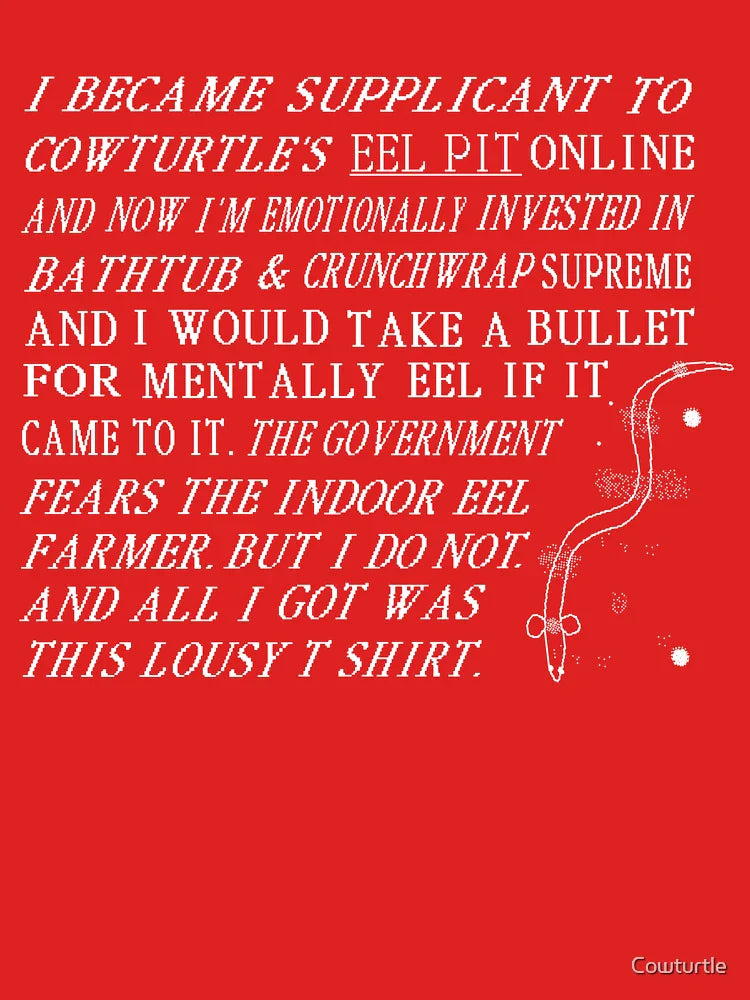 I Became Supplicant To Cowturtle's Eel Pit (Black) Classic T-Shirt