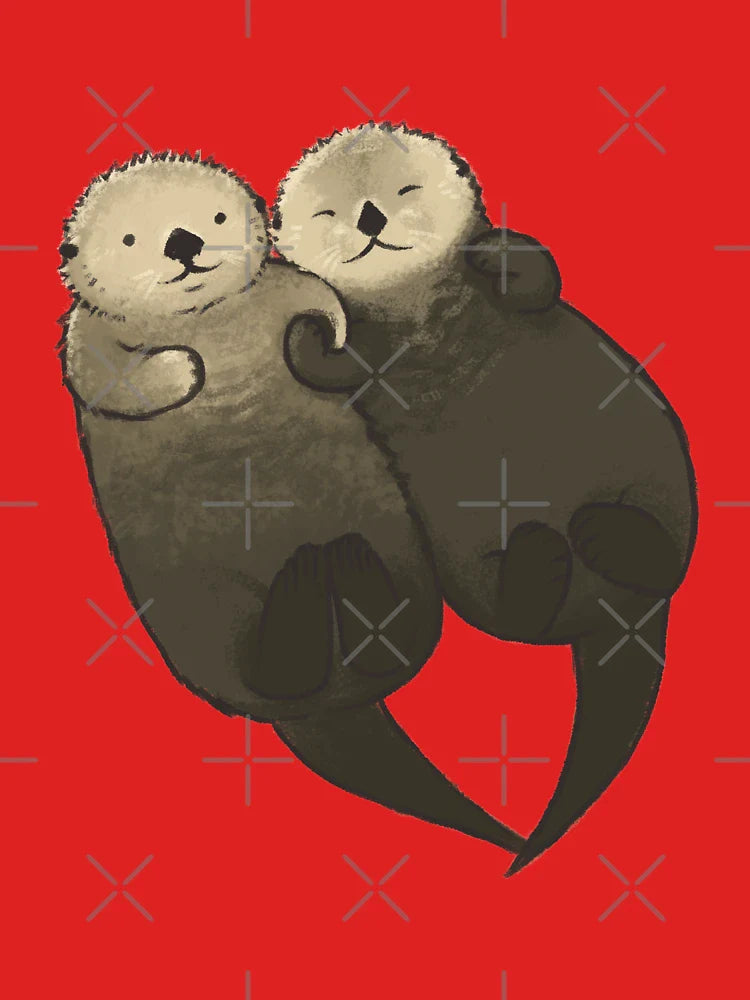 Significant Otters - Otters Holding Hands Classic T-Shirt
