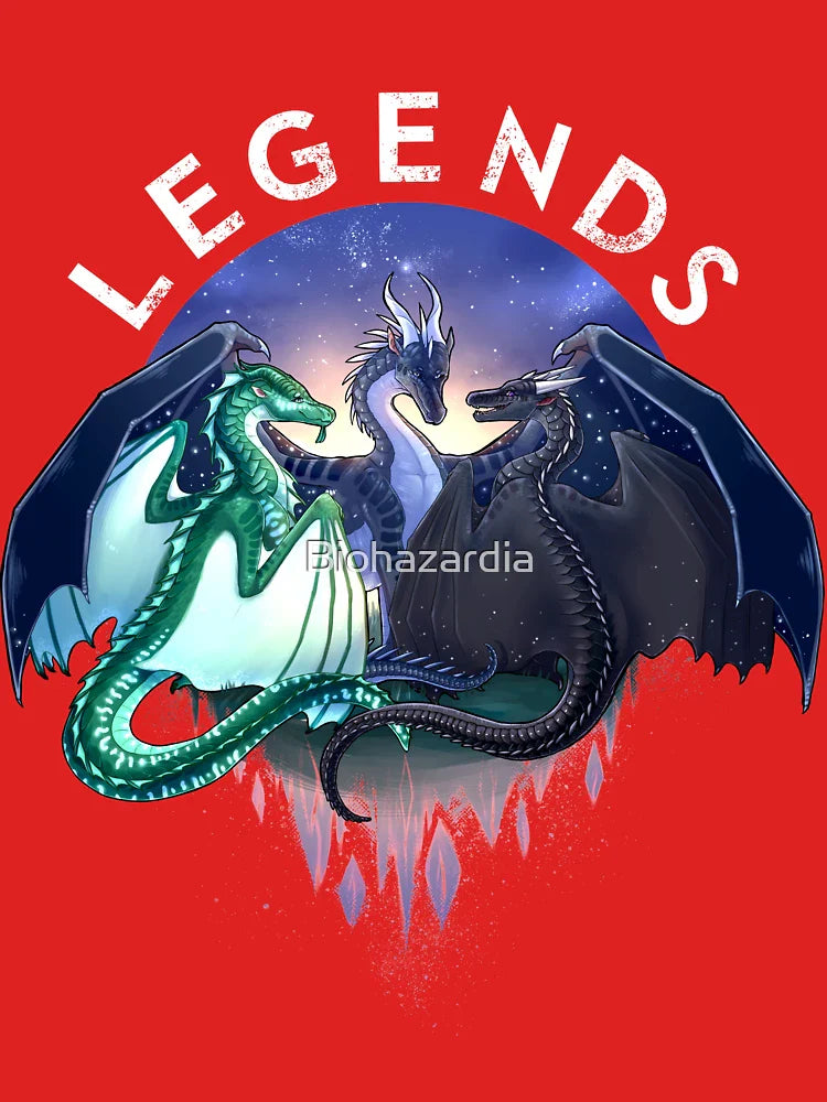 Wings of Fire - Legends - Fathom, Darkstalker, Clearsight Classic T-Shirt
