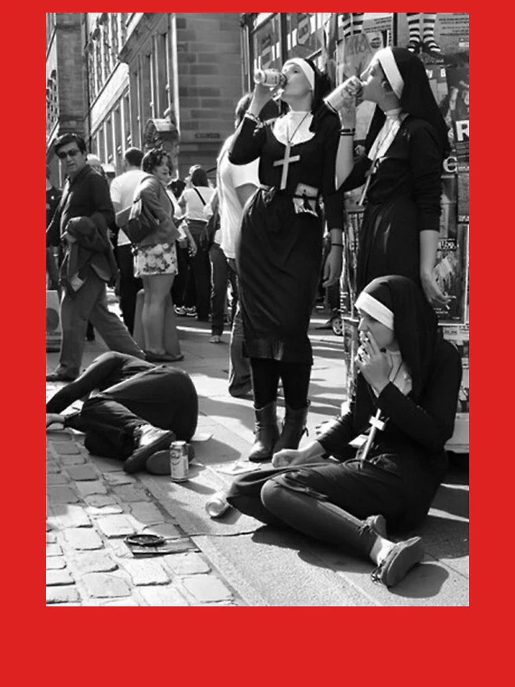 Drunk Nun On The Street Classic T-Shirt