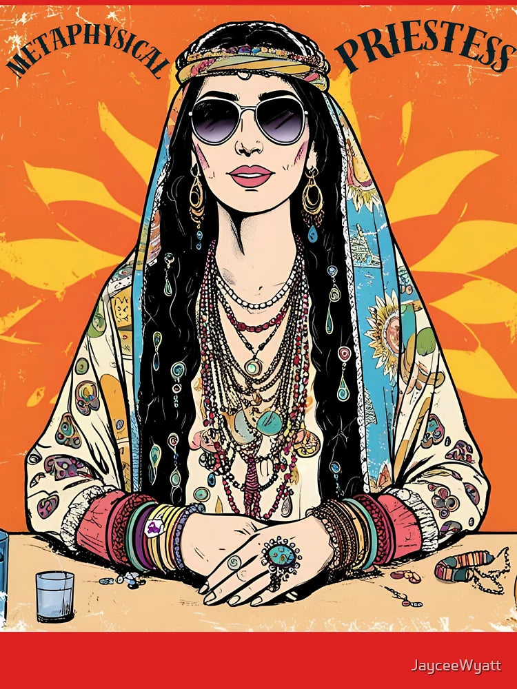 Psychic Hippie Boho: Metaphysical Priestess Classic T-Shirt