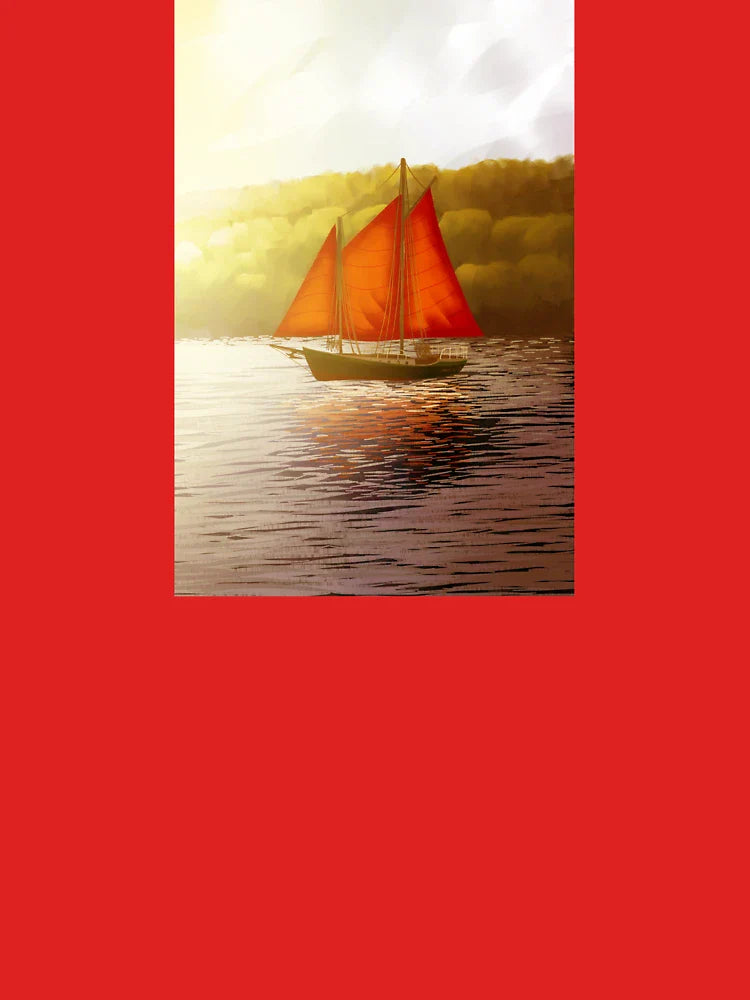 Sailboat at Sunset Classic T-Shirt