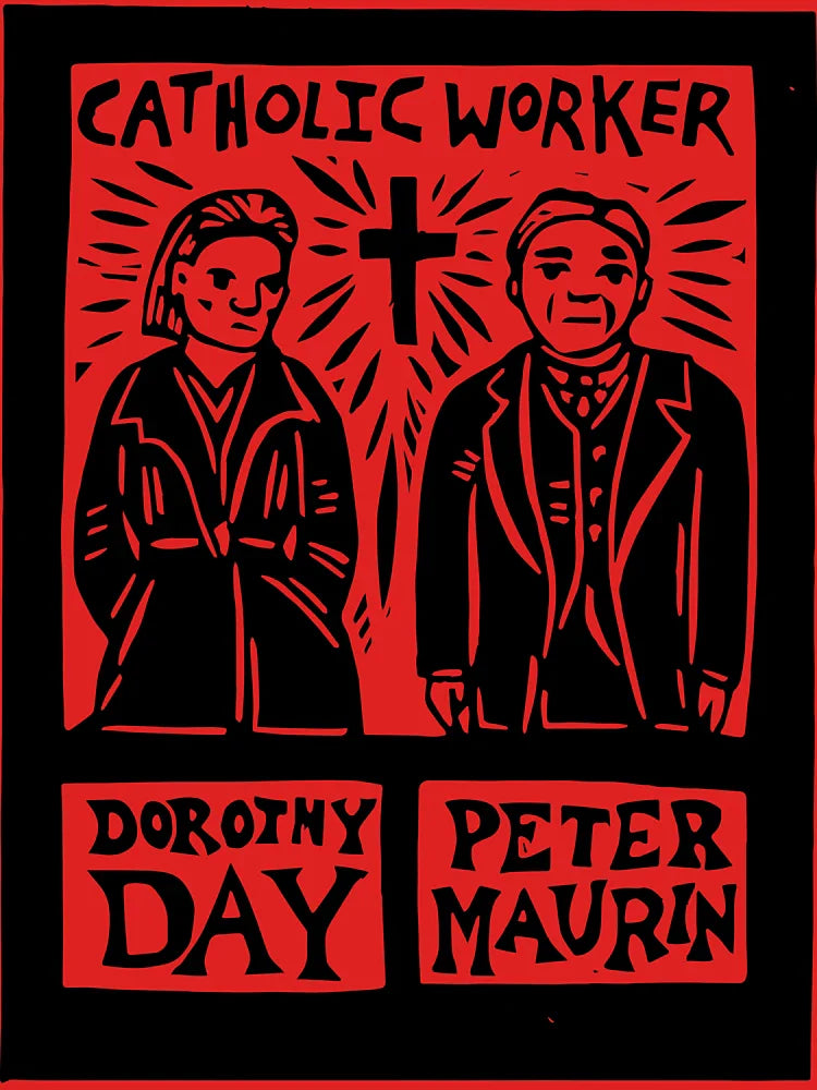 Dorothy Day and Peter Maurin Catholic Worker Founders  Classic T-Shirt
