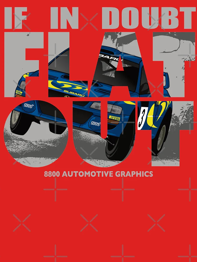 Colin McRae Tribute Flat Out Classic T-Shirt