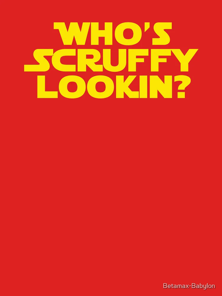 Who's Scruffy Looking'? Logo Classic T-Shirt