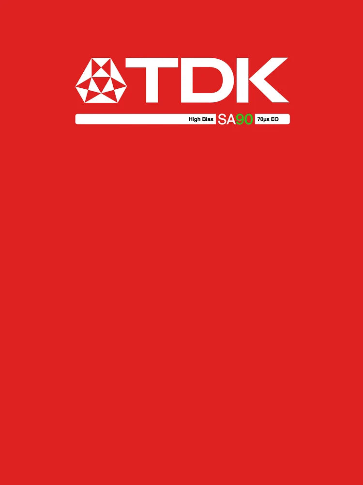 TDK SA-90 Cassette Logo Classic T-Shirt