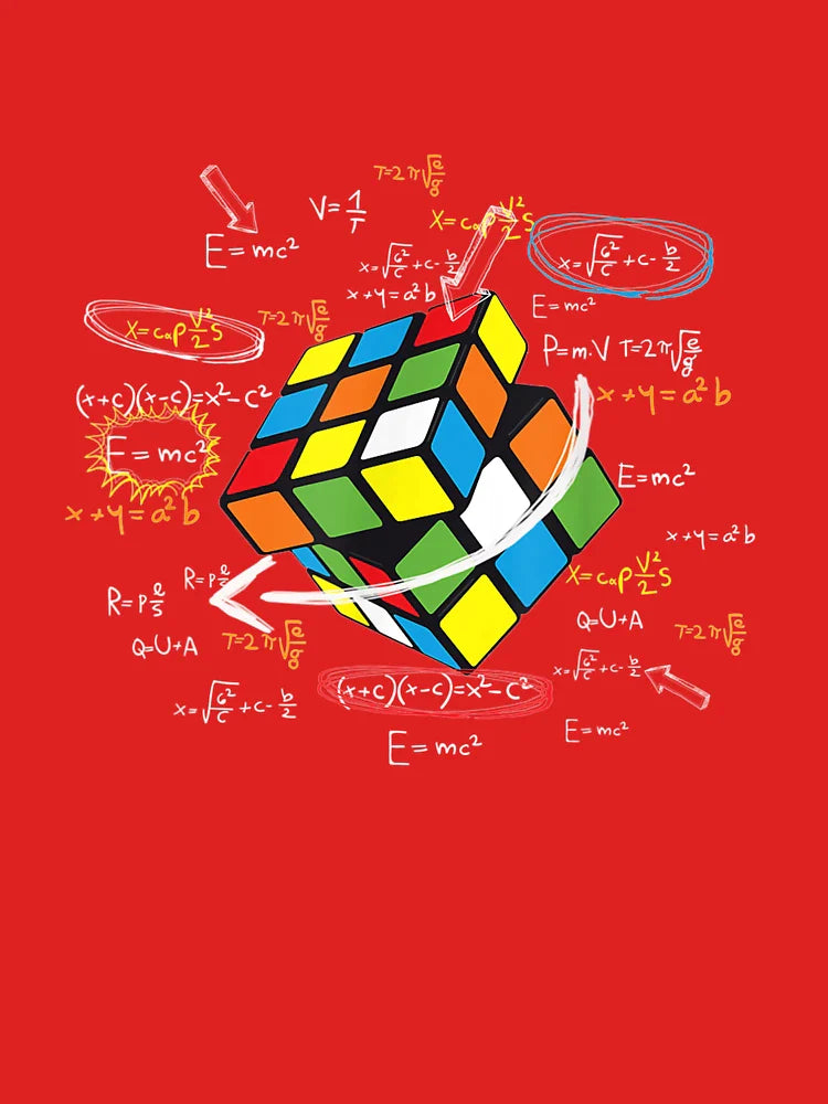 Cool Math Rubik Rubix Rubics Player Cube Math Lovers T-Shirt Classic T-Shirt