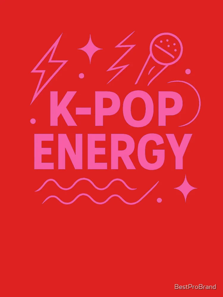 K-POP ENERGY – Neon Style Design Classic T-Shirt