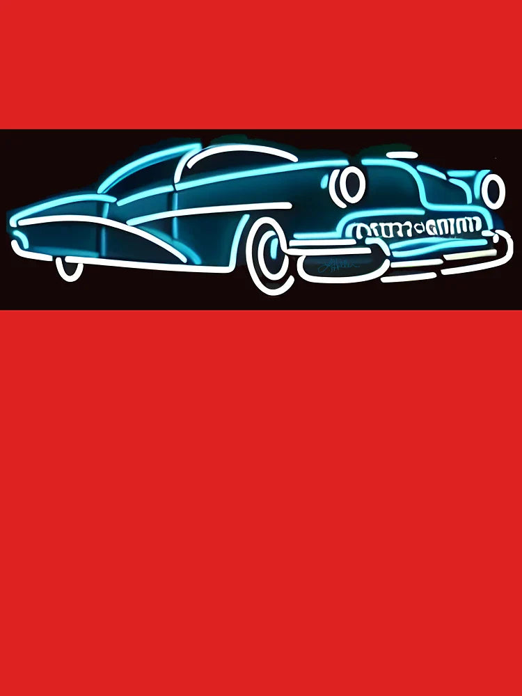 Retro Vintage 1950s Neon Coupe Classic T-Shirt