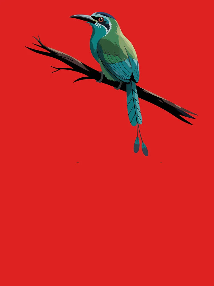 Amazonian Motmot Bird Tee – Elegant Jungle Wildlife Summer Shirt Classic T-Shirt