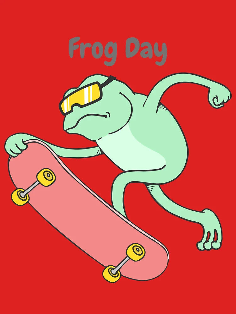 Frog Day Fun Design. Classic T-Shirt