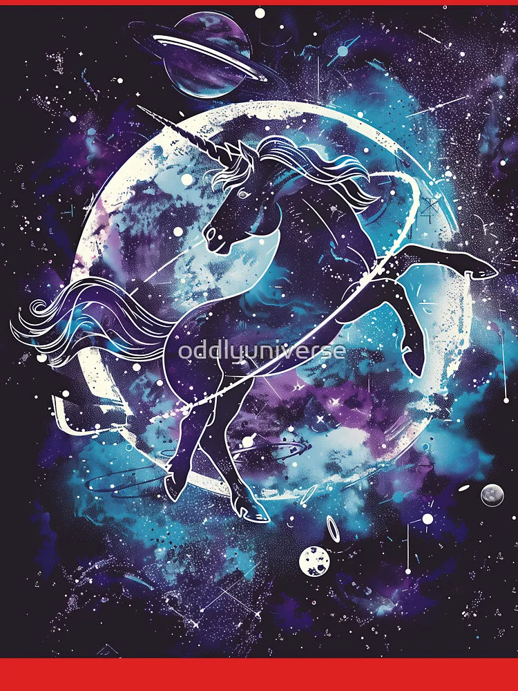Galactic Soul of the Unicorn: Lunar Mare (Part 2 of 2) Classic T-Shirt