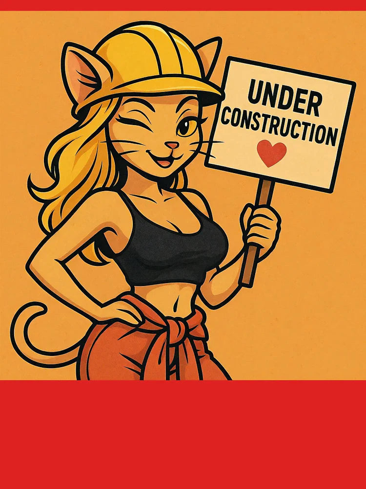 Purrfectly Under Construction Classic T-Shirt