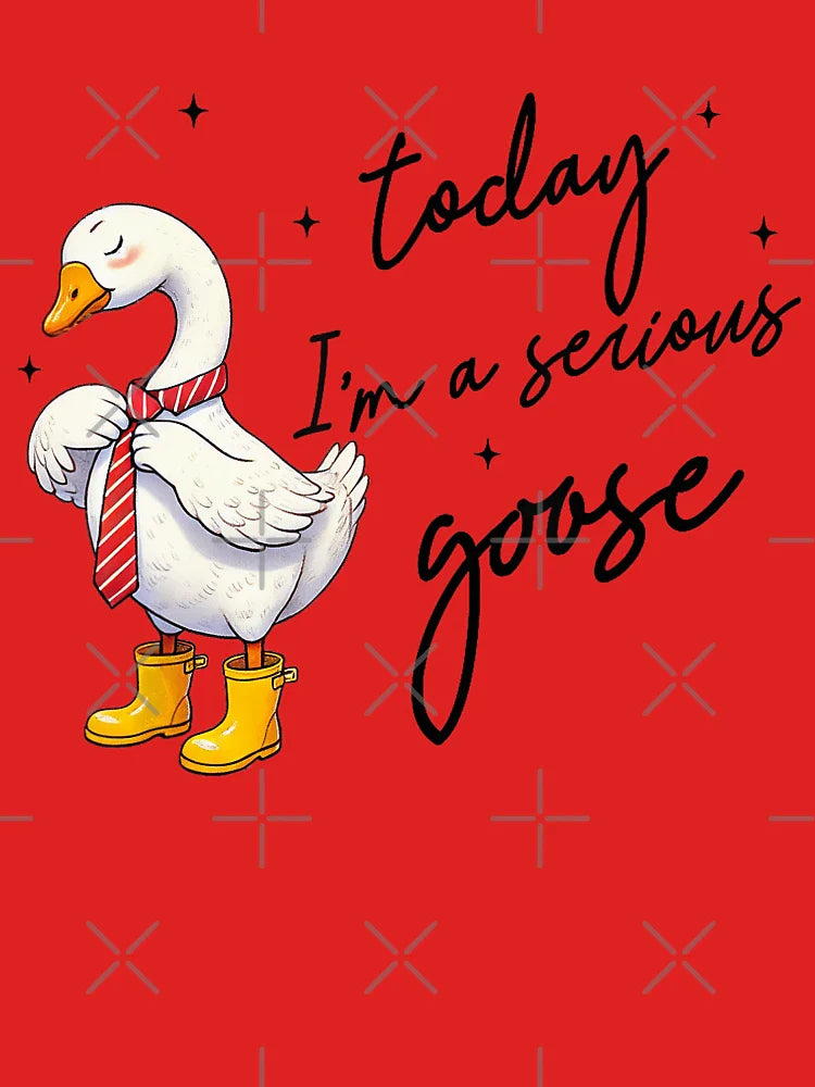 Today I'm A Serious Goose Retro Funny Meme Classic T-Shirt
